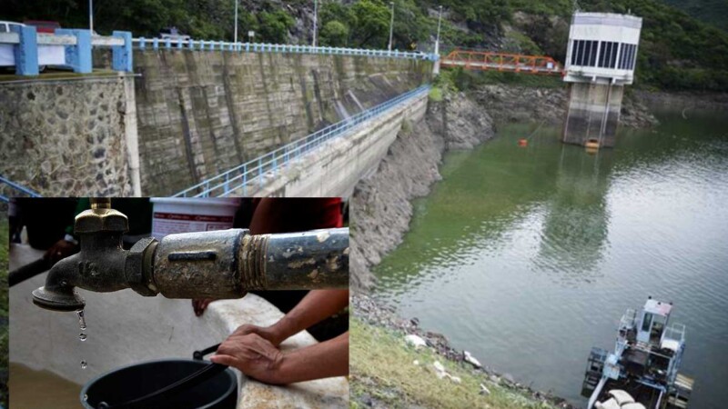 Se desploma nivel de presas del Cutzamala a un 30.8 por ciento