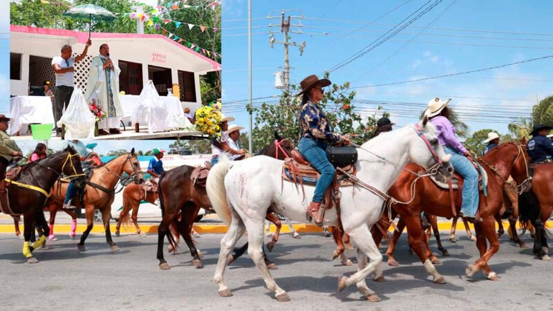 Con una gran participación de la comunidad isleña se llevaron a cabo los festejos en honor a la Virgen de Fátima en la Zona Continental