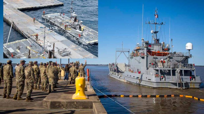 Instala EE.UU corredor humanitario en Gaza con muelle flotante