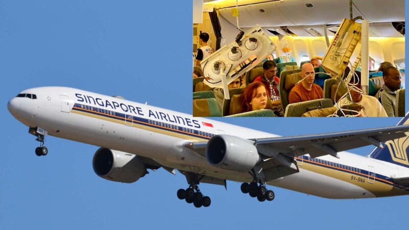 Fuertes turbulencias causan un muerto y 30 heridos en avión de Singapur