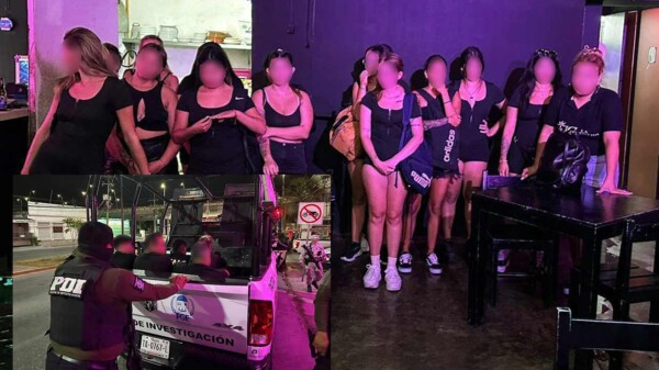 Rescatan a 17 extranjeras presuntamente víctimas de explotación en Playa del Carmen