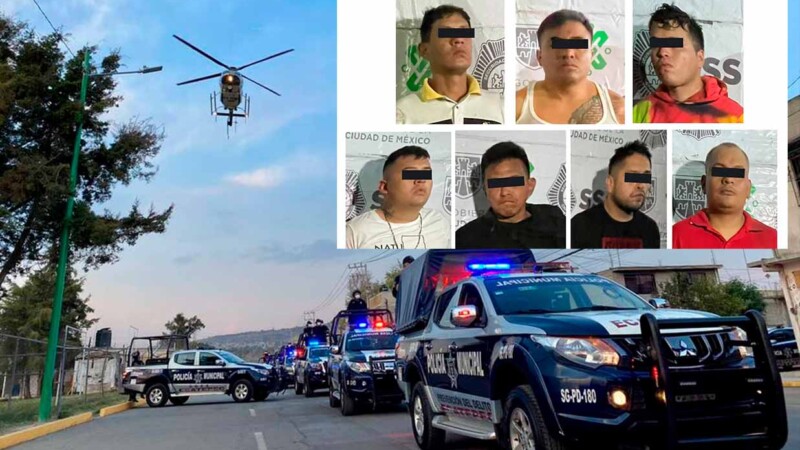 Autoridades desmantelan banda de secuestradores en Edomex