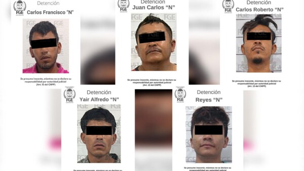 Procesan por homicidio a seis hombres en Cancún