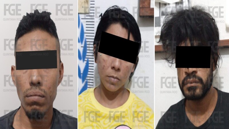 Caen tres implicados en un feminicidio en Paseos del Mar en Cancún