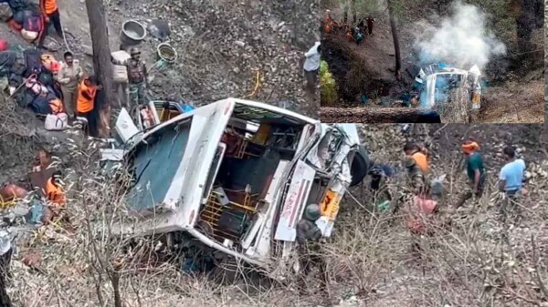 Volcadura de autobús en la India deja 21 muertos