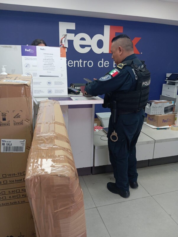 Devuelven pasaportes y documentos personales de turistas canadienses en Cozumel; la Policía isleña se los hizo llegar a una pareja mediante paquetería.