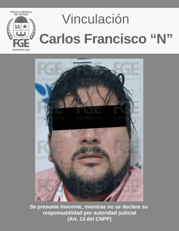 Vinculan a proceso a presunto tratante de blancas en Cancún; el imputado Carlos Francisco “N” estará en prisión preventiva durante el proceso judicial.
