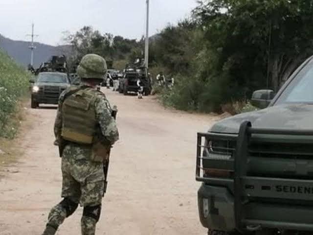 Por balacera despliegue de operativo en el poblado “El Gallito” en Bacalar; participan las diferentes corporaciones de los tres niveles.
