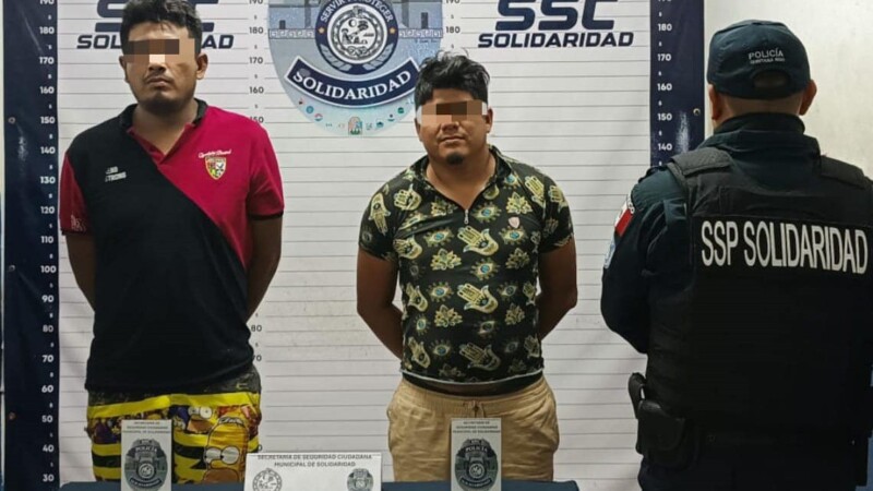 Sorprendidos robando en un comercio de Playa del Carmen