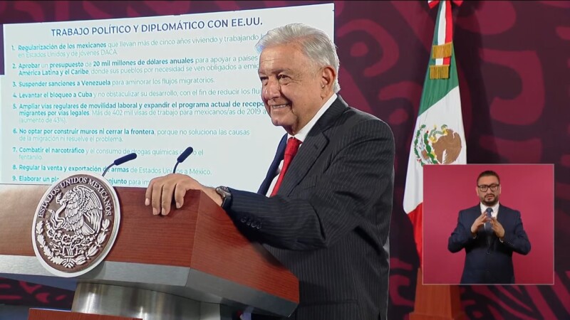 Celebra AMLO programa de regularización migratoria de EU