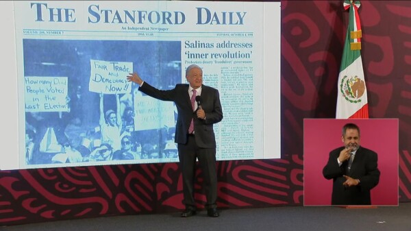 Estoy “contentísimo; entregaré banda presidencial a una mujer”