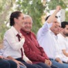 Resalta AMLO temas analizados con Claudia Sheinbaum en gira