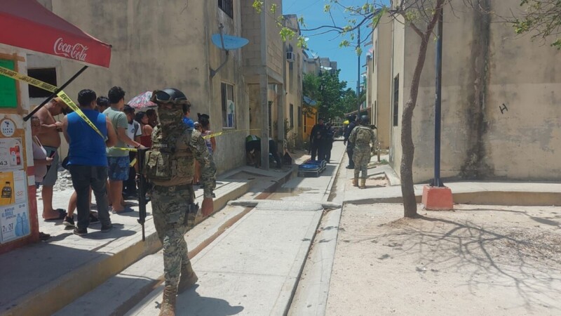 Hieren de bala a una persona en Villas Otóch Paraíso