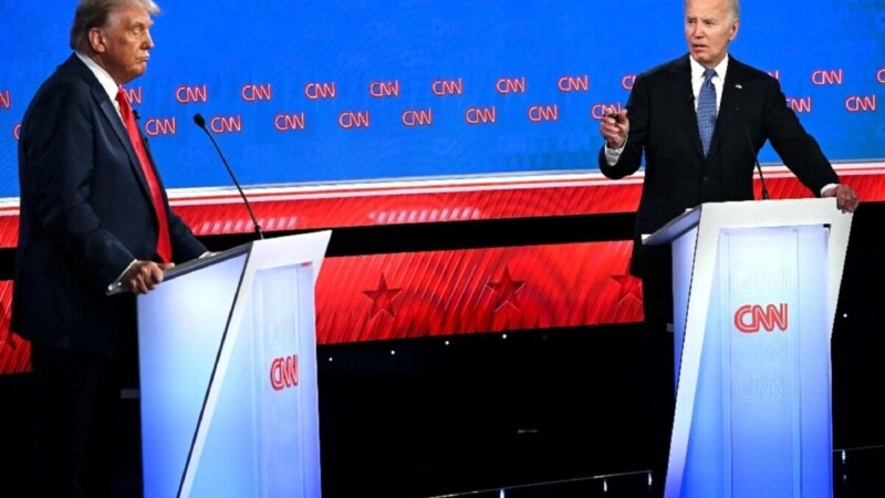 Mentiras de Trump, tartamudeos de Biden; debate ríspido en EU