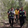 Trabajan bomberos en atención a incendios forestales en Cancún