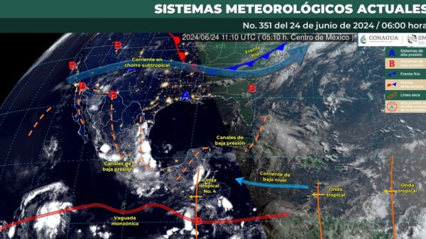 Pronóstico del clima en Quintana Roo para hoy lunes 24 de junio 2024