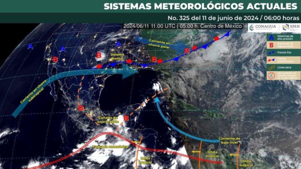 Pronóstico del clima para hoy martes 11 de junio 2024 en Quintana Roo