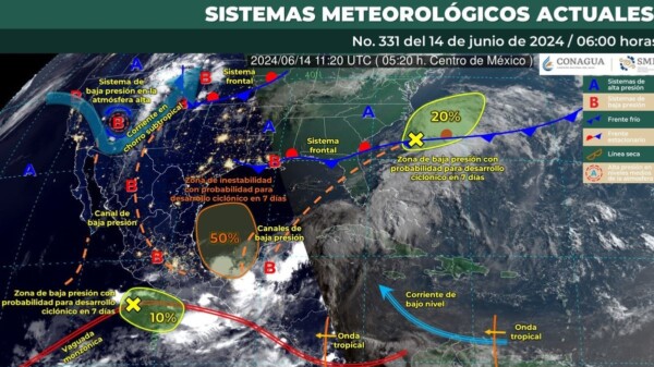 Pronóstico del clima en Quintana Roo para hoy viernes 14 de junio 2024
