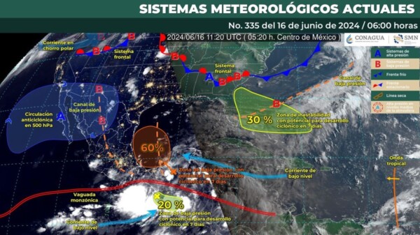 Pronóstico del clima en Quintana Roo para hoy domingo 16 de junio 2024