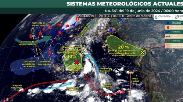 Pronóstico del clima en Quintana Roo para hoy miércoles 19 de junio 2024