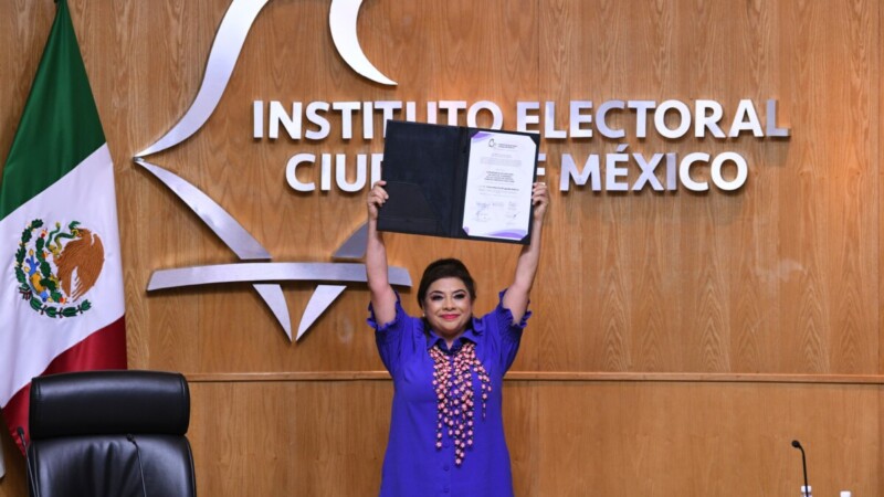 Recibe Clara Brugada Constancia de Mayoría