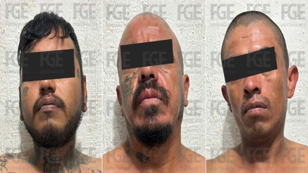 Detienen a 3 con drogas en Cancún; están relacionados con robo de taxis