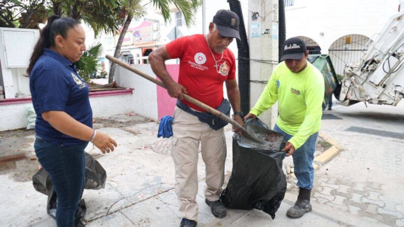 Isla Mujeres intensifica trabajos preventivos para temporada de lluvias