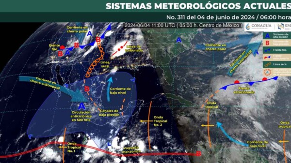 Pronóstico del clima para hoy martes 4 de junio 2024 en Quintana Roo