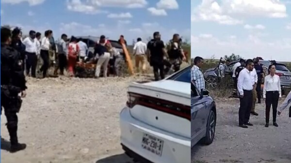 Vehículo con comitiva de Sheinbaum choca en Coahuila