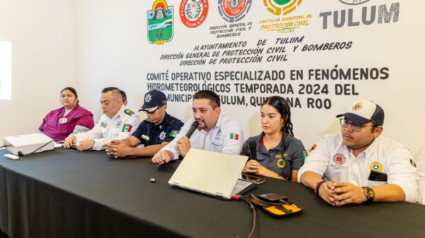Refuerzan acciones en Tulum Comité Hidrometeorológico