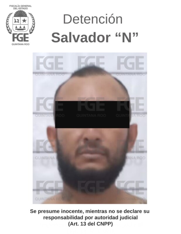 Las primeras investigaciones de la FGE relacionan a Salvador “N” en el homicidio de una persona ocurrido en la Supermanzana 107.