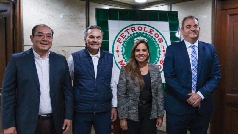 Gestiona Mara Lezama con Pemex la creación de terminales locales de almacenamiento de combustibles en el norte y sur de Quintana Roo