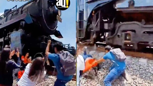 Tren embiste y mata a joven en Hidalgo por hacerse una selfie