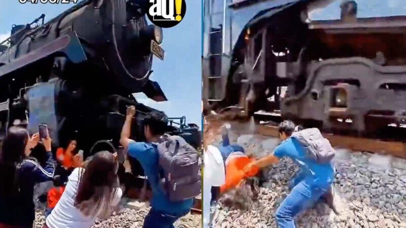 Tren embiste y mata a joven en Hidalgo por hacerse una selfie