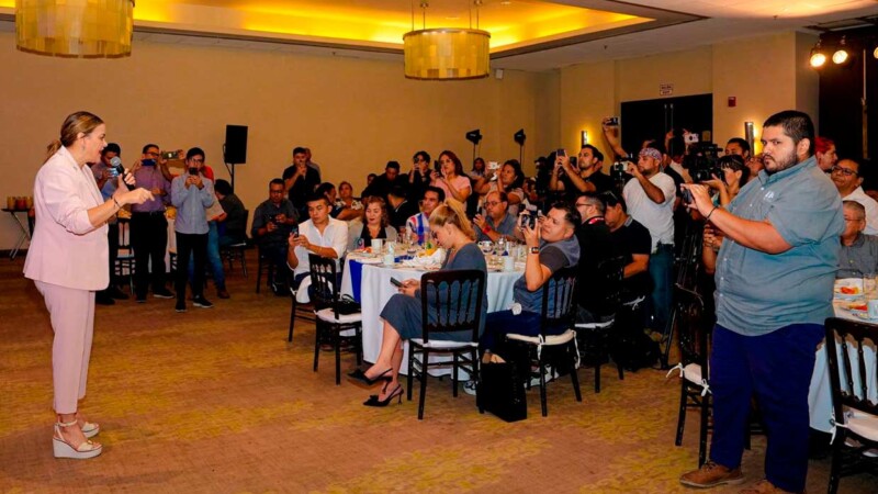 Los medios de comunicación serán aliados para que Mérida siga avanzando: Cecilia Patrón 