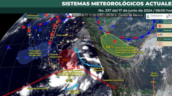 Pronóstico del clima en Quintana Roo para hoy lunes 17 de junio 2024