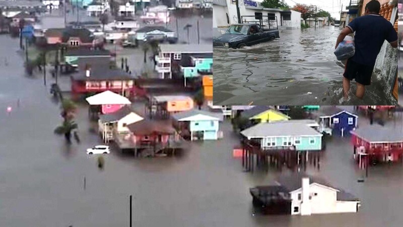 Texas sufre primeras inundaciones ante cercanía de tormenta tropical Alberto