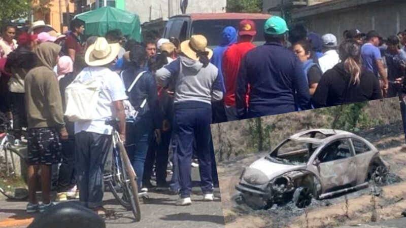 Linchan a presunto secuestrador en Puebla