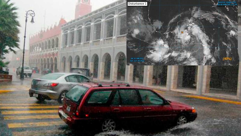 Lluvias torrenciales afectarán a Yucatán este fin de semana