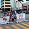 Madres Buscadoras marchan en la zona hotelera de Cancún