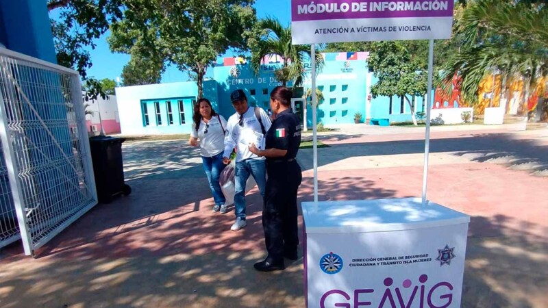 Instalan módulo de prevención contra la violencia hacia la mujeres en la Zona Continental
