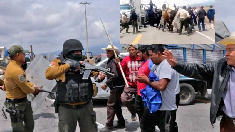 Policía reprime a balazos manifestación campesina en Veracruz, hay tres muertos