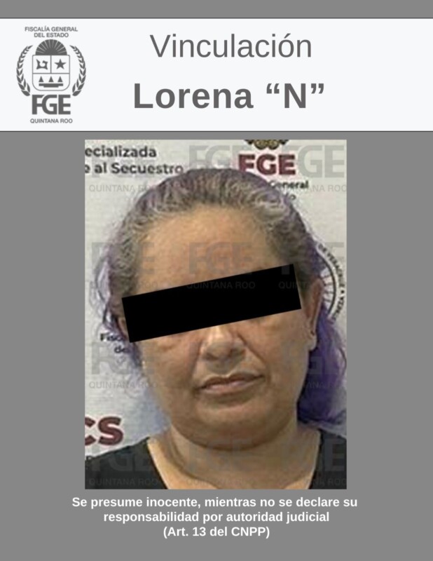 Vinculan a proceso a una mujer acusada de extorsión; juez de Control impuso a Lorena “N” la medida cautelar de prisión preventiva justificada.