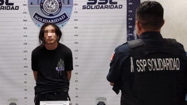 Detienen a presunto extorsionador de comercios en Playa del Carmen