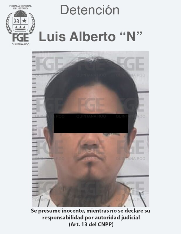 Capturan a frustrado feminicida en Cancún; Luis Alberto “N” golpeó y lesionó a la víctima con un cuchillo, quien fingió estar muerta para que dejara de agredirla.