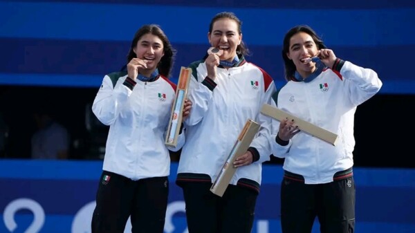 México obtiene su primera medalla olímpica por equipos femeniles de tiro con arco