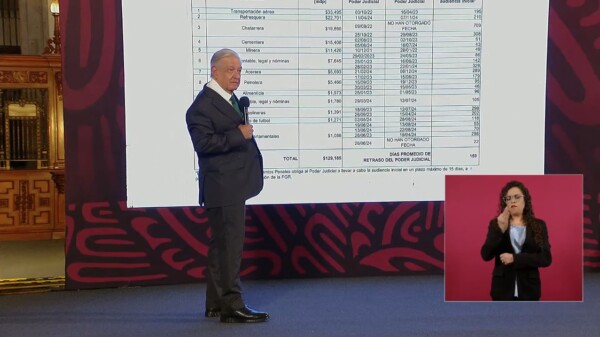 Hay 13 grandes contribuyentes, deben casi 130 mil mdp: AMLO