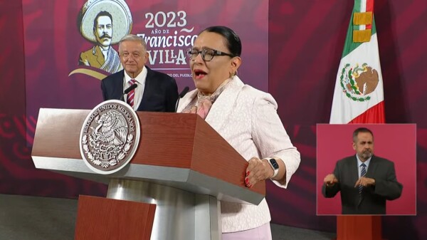 Ataques misóginos contra Rosa Icela, sinónimo de atraso: AMLO