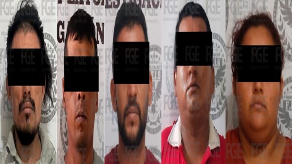 Caen cinco de una banda de extorsionadores en Puerto Morelos