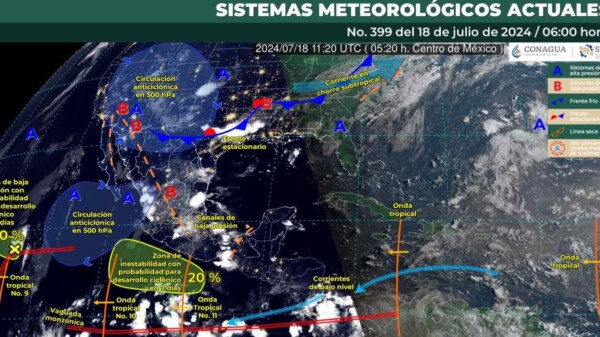 Pronóstico del clima en Quintana Roo para hoy jueves 18 de julio 2024